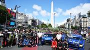 TC 2000: se presentó el Gran Premio Ciudad de Buenos Aires con autos por el centro y posando en el Obelisco