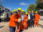 Inauguran otro tramo de la Avenida 60, con fuerte apoyo de Alak a Kicillof