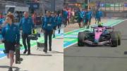 Los volvió locos: el insólito blooper de Colapinto que hizo correr a los mecánicos por el callejón de boxes