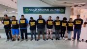 PNP capturó a diez presuntos miembros de facción del 'Tren de Aragua' que extorsionaba a transportistas
