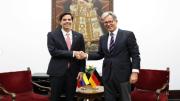 Viceministro Oliver Blanco y embajador de Alemania refuerzan alianzas en materia de energía, cultura y turismo