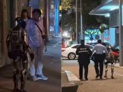 Detuvieron a un robot por horrorizar a una mujer en la calle: tuvo que ser hospitalizada