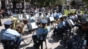 Otoño Polifónico: la Banda Militar “Brigadier Mayor Juan San Martín” cautivó al centro de Río Cuarto
