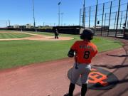 MLB: Luis Hernández pega primer jonrón en Estados Unidos