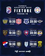 Fin de semana a puro fútbol local: La fecha 10 del torneo Apertura 2026 inicia este viernes