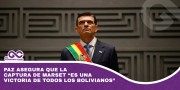 Paz asegura que la captura de Marset “es una victoria de todos los bolivianos”