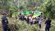 San Martín: cinco fallecidos y 15 heridos deja despiste de bus Turismo Universo en Moyobamba