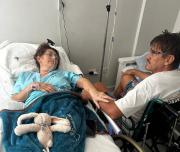 Después del dolor y las cirugías, los esposos Gamón y Vargas vuelven a casa con fe y esperanza