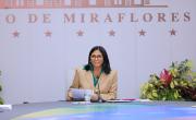 Presidenta (E) Delcy Rodríguez recordó a Trump que el fin de las sanciones es un requisito para la integración regional