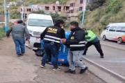 Puno: Moto Torito y miniván de Sutran protagonizan choque –