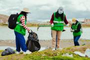 Puno: Realizan limpieza en el afluente del Coata –