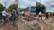“Estamos recorriendo y supervisando las tareas”: el gobernador Suárez monitoreó operativos por la crecida del Río Dulce
