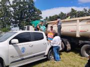 Seguridad y Desarrollo Social trasladaron mercadería para asistir a los damnificados del temporal