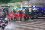 Choque entre dos motos en avenida Belgrano y Saavedra