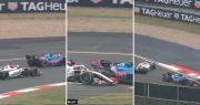 Video: el video del choque que casi deja afuera a Franco Colapinto y le impidió sumar más puntos