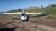 Fotos: se cayó una avioneta en General Alvear