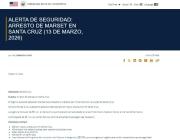 Embajada de EE. UU. emite alerta de seguridad tras la detención de Sebastián Marset