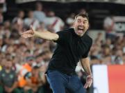 Las sensaciones de Coudet tras su primera vez en el Monumental: Tenemos que interpretar mejor los momentos de la gente y aprovechar los enviones anímicos