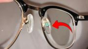 Cómo limpiar las plaquetas de goma de los lentes y evitar que se pongan verdes