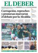Portadas de los periódicos de Bolivia del lunes 16 de marzo del 2026