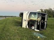 Volcó un micro en la ruta 9: hay más de 40 heridos y un pasajero debió ser operado