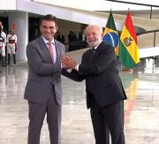 Rodrigo Paz inicia visita oficial a Brasil y se reúne con Luiz Inácio Lula da Silva