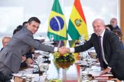 Lula se compromete a reforzar la integración y a ampliar el comercio con Bolivia