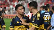 No se vio en TV: el cruce de Alan Velasco con Miguel Merentiel tras el empate de Boca ante Unión