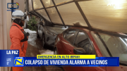 Granizada en Alto Irpavi provoca colapso de una casa
