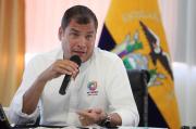 A qué vino Rafael Correa, expresidente de Ecuador, a Uruguay y quién lo recibió al llegar