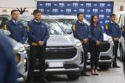[Fotos] GORE Metropolitano entregó 15 vehículos a la Brigada Investigadora de Robos de la PDI