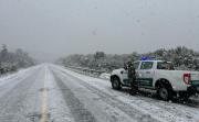 Nieve en pleno verano: las postales del sorpresivo temporal en la cordillera de Neuquén y Río Negro