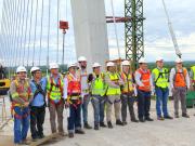 Técnicos europeos supervisan avances del Puente de la Bioceánica financiado por Itaipú