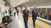 Ciudad desplegó 1.000 policías en el subte como parte de un operativo de saturación