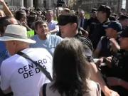 Incidentes en una protesta contra la reforma de Milei a la Ley de Discapacidad: Está en silla de ruedas, no se puede defender