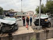 Video: un ladrón intentó robarse una camioneta y chocó contra un poste en Las Heras