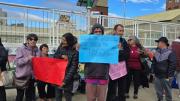 Protesta en Comodoro contra una medida de Milei