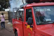Investigan incendio intencional y hurto en finca de Cardona