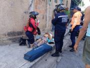 Abuelo resultó herido por esquivar alcantarilla en el barrio San José