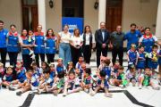 La intendente Fuentes recibió a docentes y alumnos del Jardín de Infantes Dante Alighieri