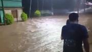 Güemes: La ciudad quedó inundada luego de una torrencial lluvia