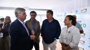 En la penúltima jornada de ExpoAgro, Prunotto visitó la muestra y destacó al campo