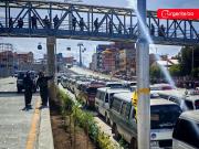 Distribuidor de Río Seco: Choferes y peatones advierten que continúan las trancaderas y el desorden