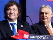 Milei llegó a Hungría para disertar en la CPAC