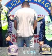 PBA detuvo a sujeto por posesión de drogas en Santa Ana