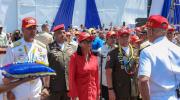 Delcy Rodríguez desea buen viento y mar a cadetes: Lleven el legado y enseñanza del Libertador Simón Bolívar