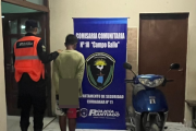 Campo Gallo: aprehenden a un joven y secuestran una moto vinculada a un hurto