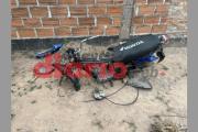 Robaron una motocicleta y la desarmaron en medio del monte