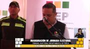 TED de Tarija inaugura la jornada electoral y llama a la ciudadanía a votar con normalidad