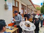 Oruro registra una jornada de votación con masiva asistencia en recintos electorales